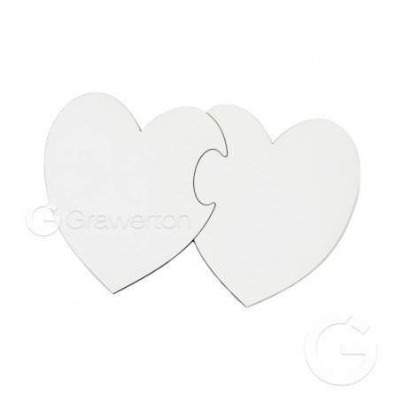 Mug sublimation coaster LEGNA hearts 2 pcs/pack