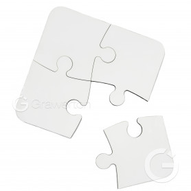 Podstawka pod kubek do sublimacji LEGNA puzzle 4 szt/op