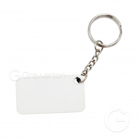 Sublimation key chain LEGNA rectangle