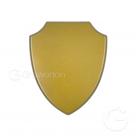 MDF shield plaque gold 560