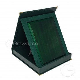 Set: MDF plaque VERDE 8x10‘ SAMETI case for plaque 8x10’ vertical green
