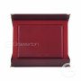 Set: MDF plaque RUBY 6x8‘ SAMETI case for plaque 6x8’ horizontal maroon