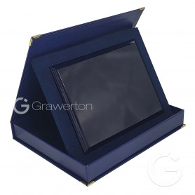 Set: MDF plaque MARINE 8x10‘ SAMETI case for plaque 8x10’ horizontalnavy blue