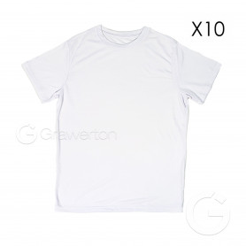 T-shirt for sublimation SUBLIMA white unisex size: XXL - 10 pc/pack