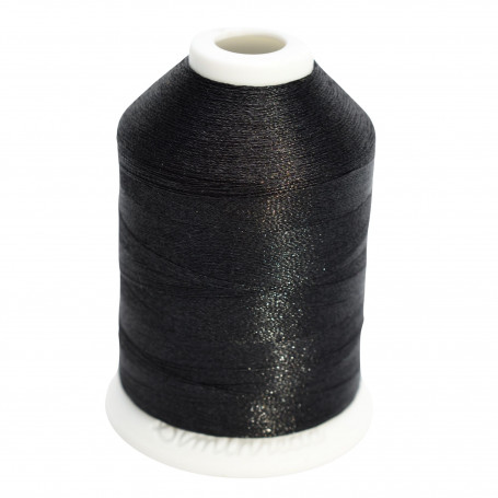 Embroidery machine thread black SIM 40 (1000m)