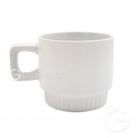 Mug with fluted bottom white VENTI
