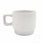 Mug with fluted bottom white VENTI