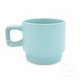 Mug with fluted bottom light blue VENTI