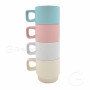 Mug with fluted bottom light blue VENTI
