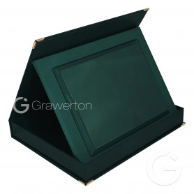 Set: MDF plaque VERDE 8x10‘ SAMETI case for plaque 8x10’ horizontal green