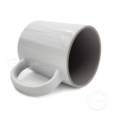Sublimation mug with grey interior