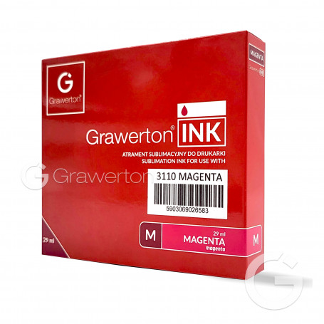 Atrament sublimacyjny do drukarki Ricoh 3110DN Grawerton INK - Magenta 29 ml