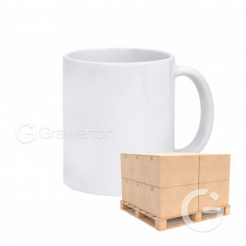 White mug LUX for sublimation 1728 pcs. - on the pallet