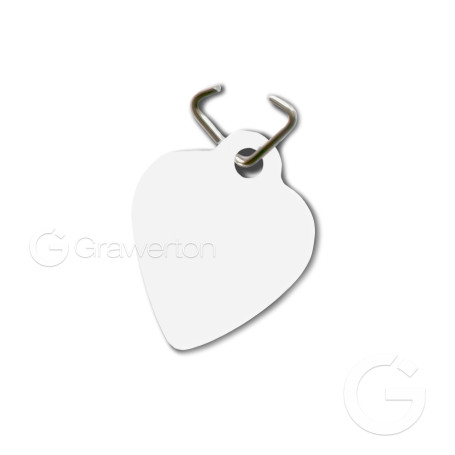 Pet tag heart 5 pcs/pack PERO