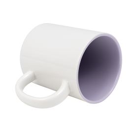Sublimation mug with violet interior