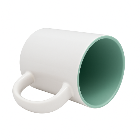 Sublimation mug with mint interior
