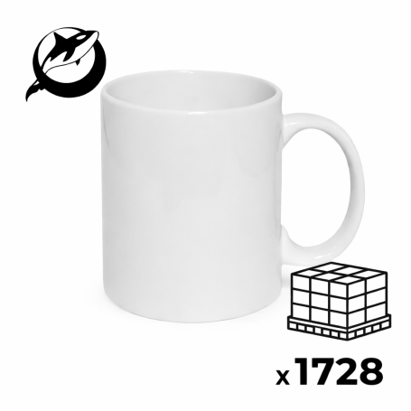Kubek biały do sublimacji BLACK ORCA od 1728 szt. - paleta