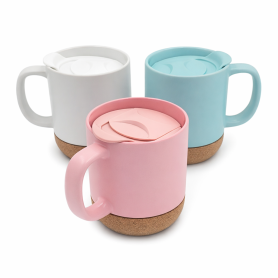 Kubek do sublimacji błękitny z korkiem HILO