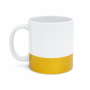 Sublimation mug with gold bottom GLITTER RING