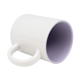 Sublimation mug with violet interior