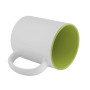 Sublimation mug with light green interior