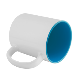 Kubek do sublimacji z jasnoniebieskim wnętrzem