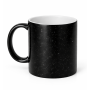 Sublimation mug magic black with glitter SKY