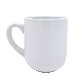 Mug for sublimation white rounded PETIT