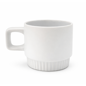 Mug with fluted bottom white VENTI