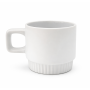 Mug with fluted bottom white VENTI