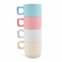 Mug with fluted bottom white VENTI