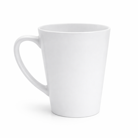 Kubek biały latte do sublimacji.