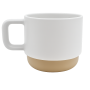 White sublimation mug with beige bottom 300 ml SAND