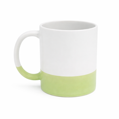 Sublimation mug matte with pistachio RING bottom