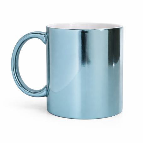 Sublimation mug glossy blue
