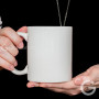 White glossy mug for sublimation BLACK ORCA 1 pc.