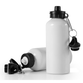 Sublimation bottle with replaceable mouthpiece white OMI
