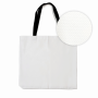 Shopping sublimation bag with black handles AURA