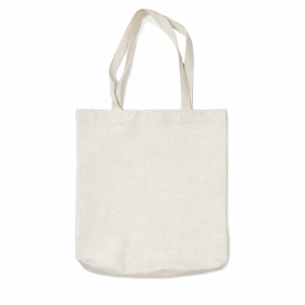 Shopping sublimation canvas bag VANILLA