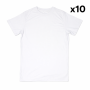 T-shirt for sublimation SUBLIMA white unisex size: L - 10 pc/pack