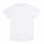 T-shirt for sublimation SPORTY white unisex size XXL - 1 pc/pack