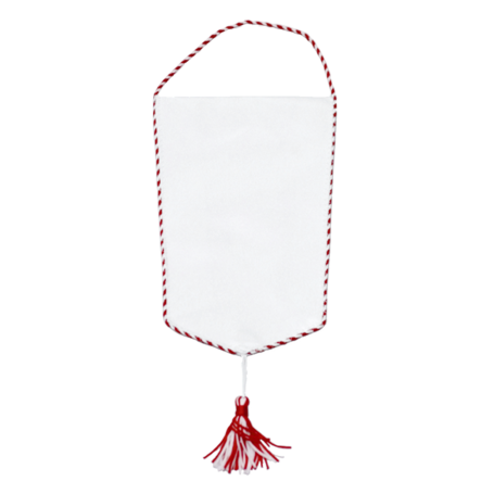 Pennant FLAG with red finish