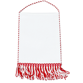 Pennant flag with red finish