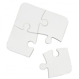 Mug sublimation coaster LEGNA puzzles 4 pcs/pack