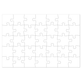Puzzle 35 elementów 280x190 mm 5 szt./op.