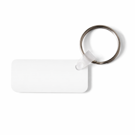 Aluminium sublimation key ring rectangular 5 pc/pcs LOK