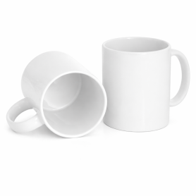 White mug for sublimation PORCELO De Lux