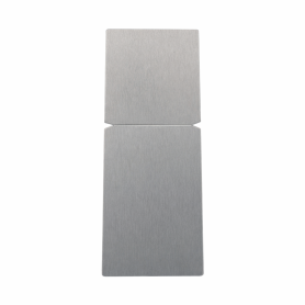 Support for aluminium sheet silver 38 x 89 mm IKA