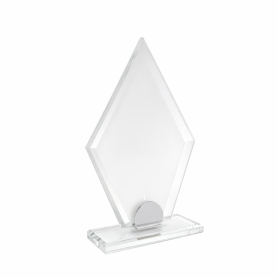 Glass trophy for sublimation DIAMENT small 10 mm