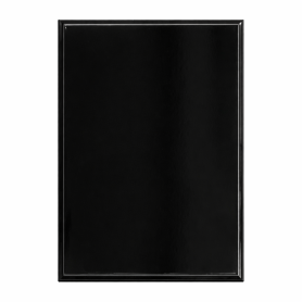 MDF plaque black NERO 6x8' (152x203 mm)